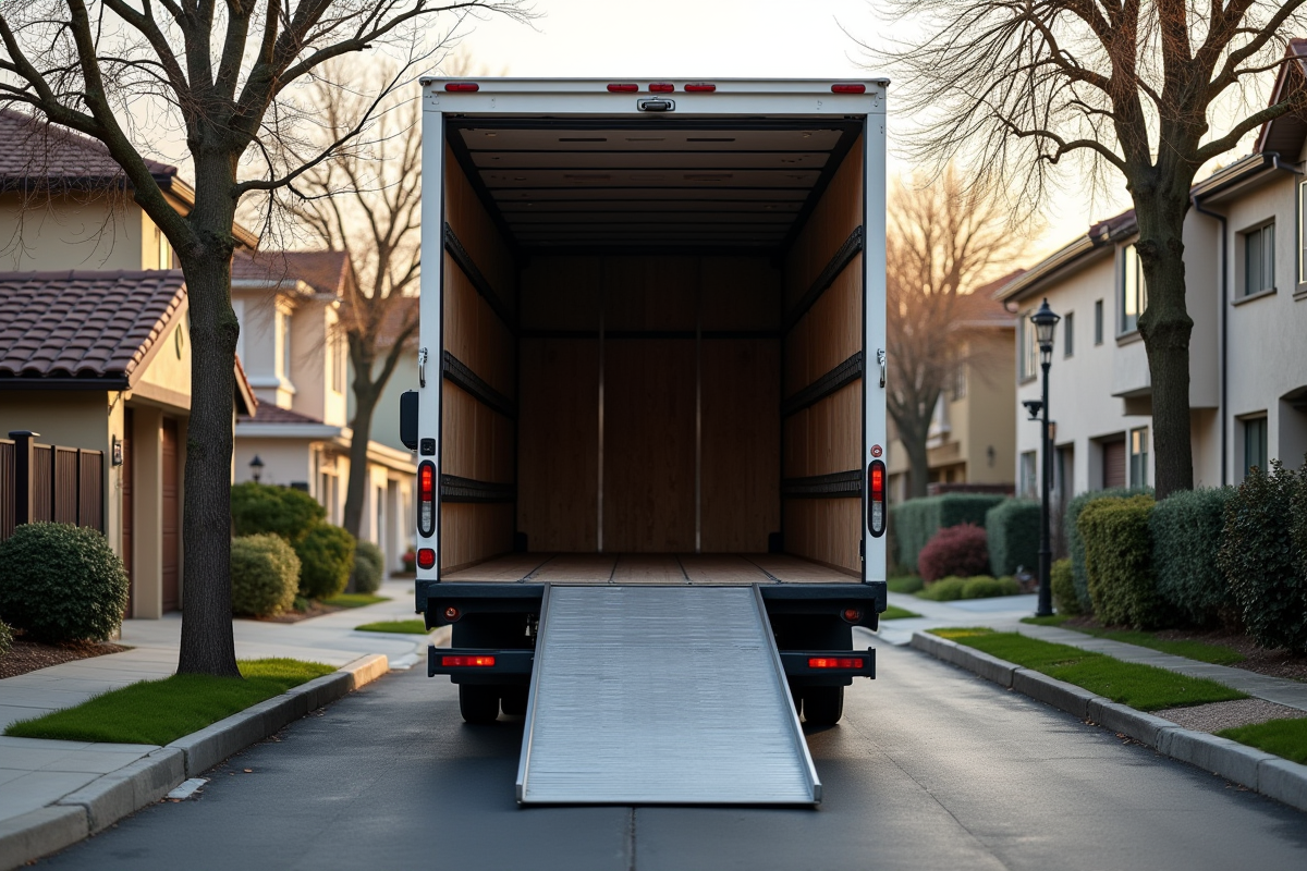 camion déménagement